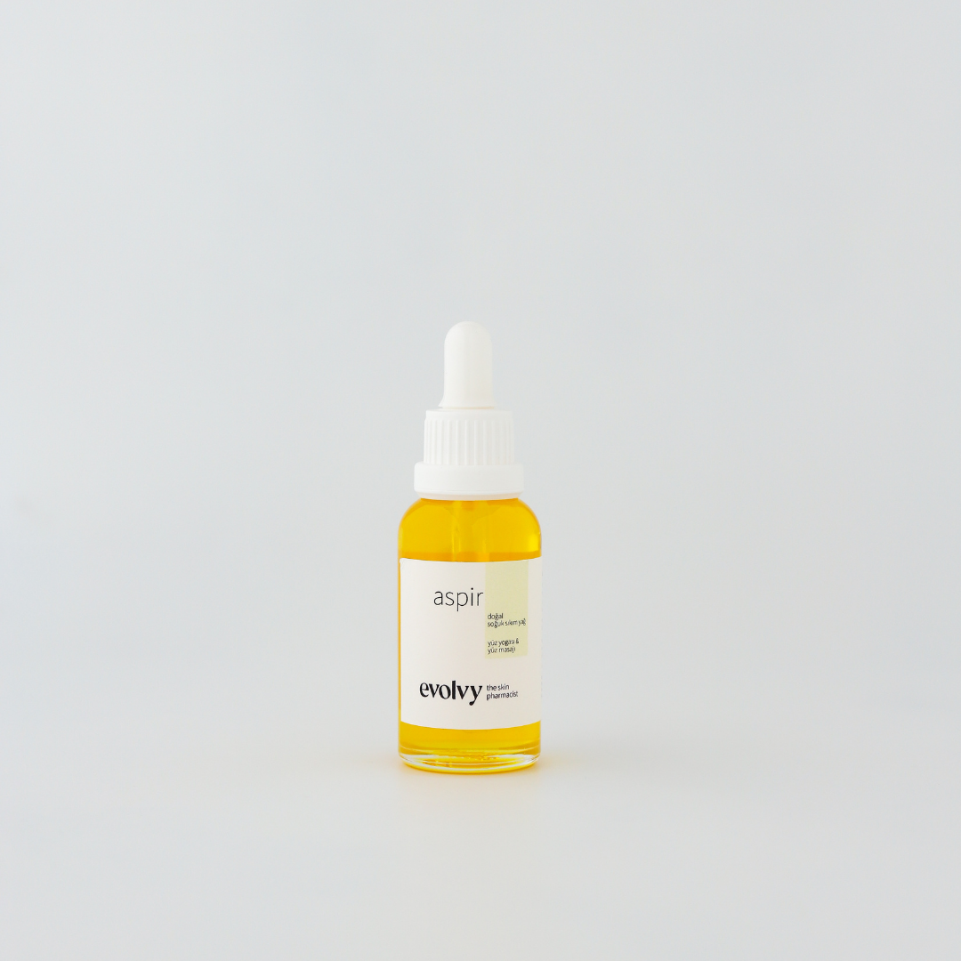 Aspir Yağı, Yağlı ve Karma Cilt Tipleri, Yüz Yogası ve Yüz Masajı Ritüelleri, Doğal Soğuk Sıkım Yağ