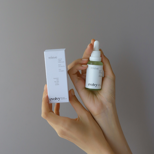 Relieve: Tahriş ve Yanma Hissine Karşı Onarıcı Bakım Yağı, Roza Dostu, %100 Doğal & Temiz İçerik