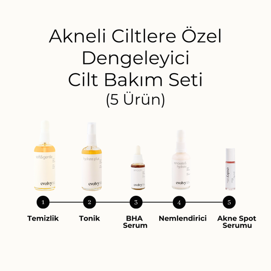 Akne ve Gözenek Karşıtı Bariyer Dostu 5'li Dengeleyici Protokol, Roza Dostu, Doğal & Temiz İçerik