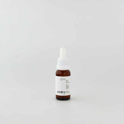 Glow Serum: Hassas Ciltler İçin Leke Karşıtı & Aydınlatıcı C Vitamini, Arbutin, %100 Doğal & Temiz İçerik, Roza Dostu