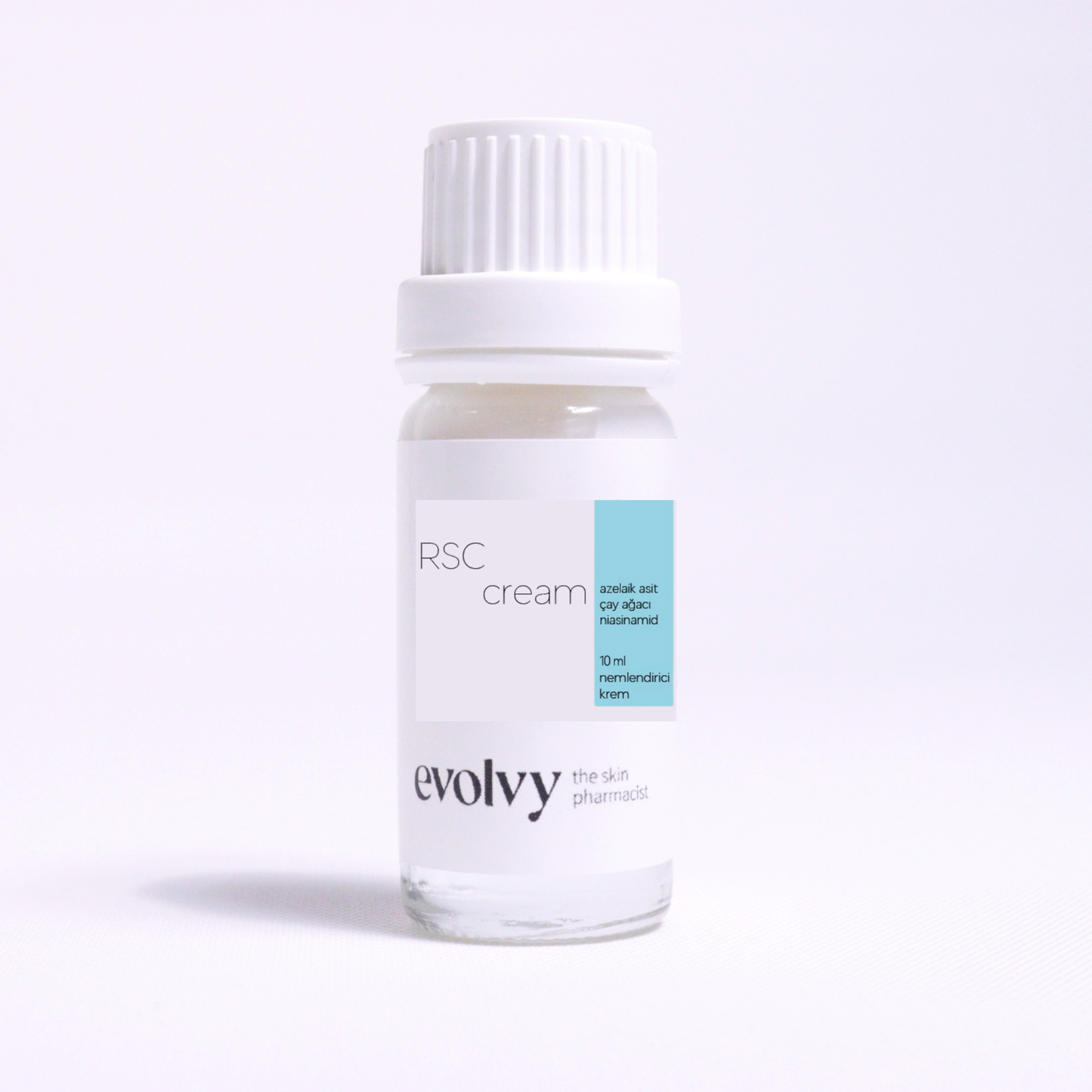 RSC Cream, DENEME BOYU Nemlendirici Krem, Rozalı Cilt Dostu, Azelaik Asit, Çay Ağacı, Niasinamid, Cilt Bariyeri Onarıcı, Sakinleştirici, Doğal ve Vegan