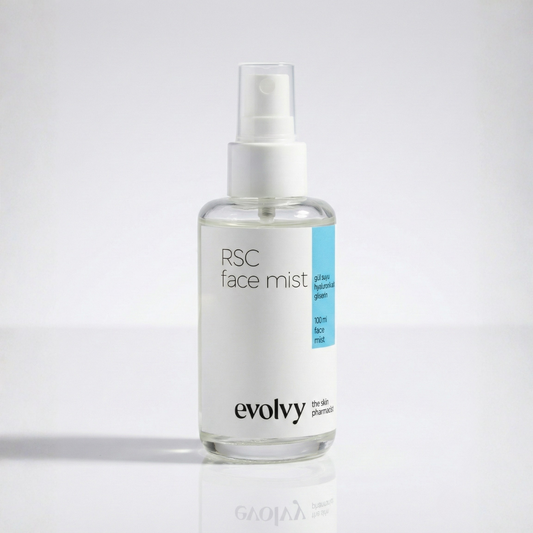 RSC Face Mist: Hyaluronik Asitli Yatıştırıcı Gül Suyu Spreyi, Roza Dostu, Doğal & Temiz İçerik