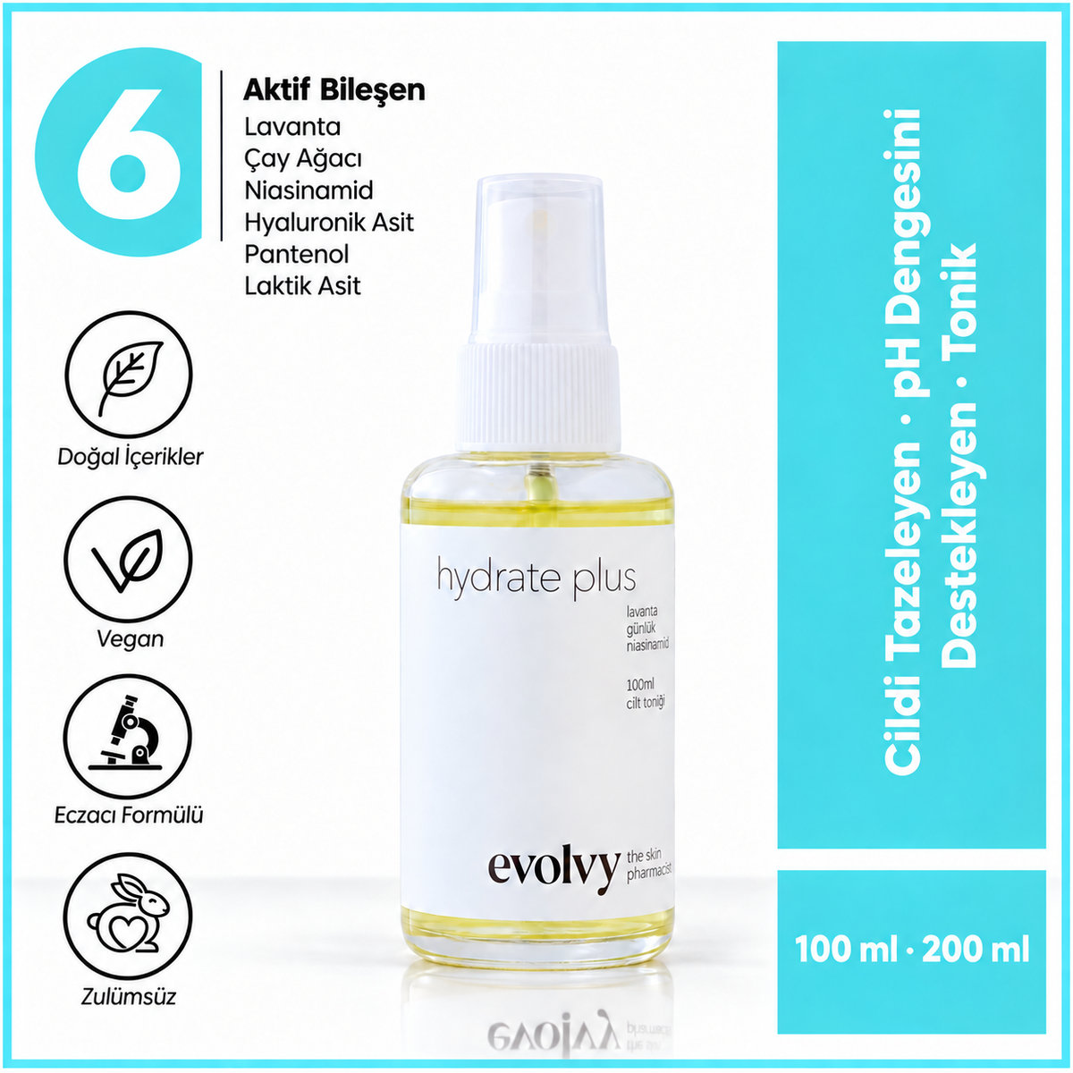 Hydrate Plus Intense Moisturizing Natural Tonic
