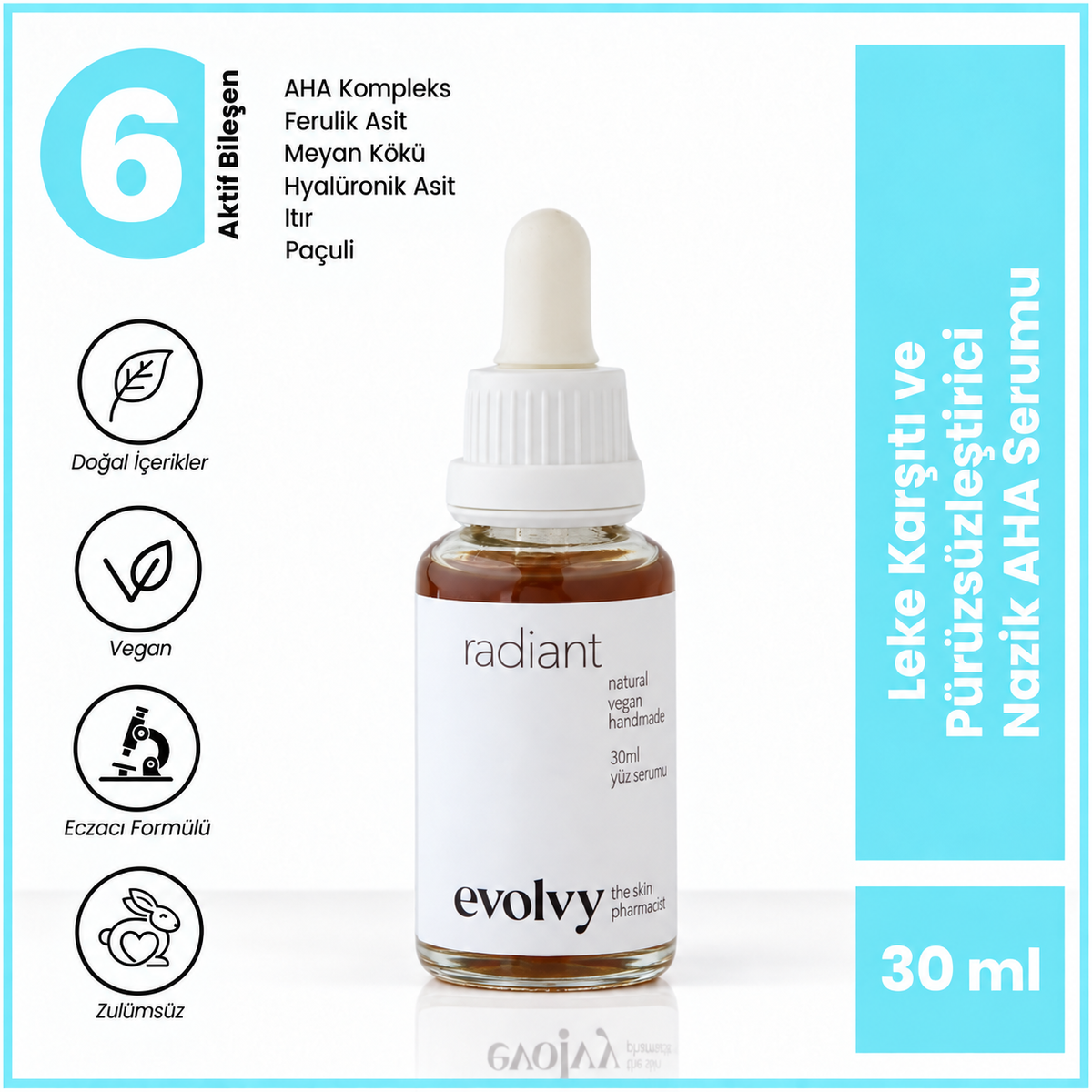 Radiant Natural Anti-Blemish Skin Care Serum