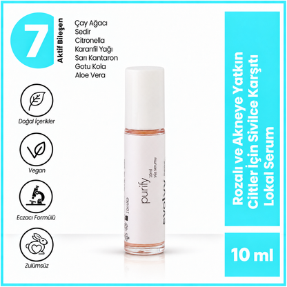 Purify – Rozalı ve Akneye Yatkın Ciltler İçin Sivilce Karşıtı Lokal Serum