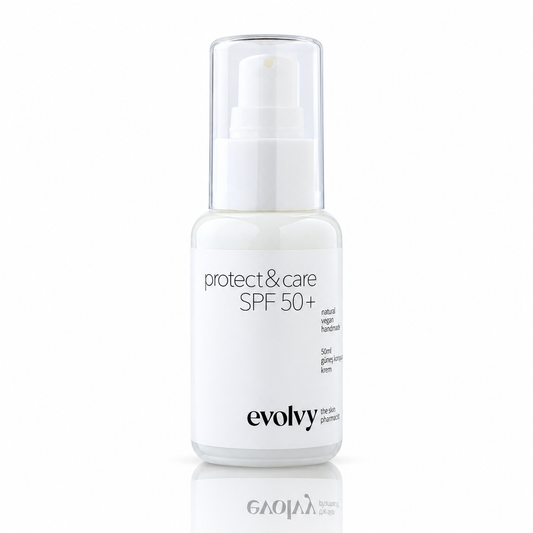 Protect & Care SPF 50+: Leke Karşıtı & Nemlendirici Güneş Koruyucu, Roza Dostu, Doğal & Temiz İçerik