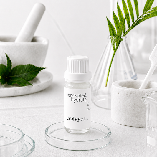 Renovate & Hydrate – DENEME BOYU (10 ml)-  Hassas ve Kolay Kızaran Ciltler İçin Onarıcı Nemlendirici Krem, Doğal ve Vegan