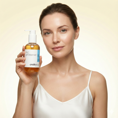 RSC Gel Cleanser: Hassas, Karma ve Yağlı Ciltler İçin Sülfatsız Temizleme Jeli, Roza Dostu, Doğal & Temiz İçerik