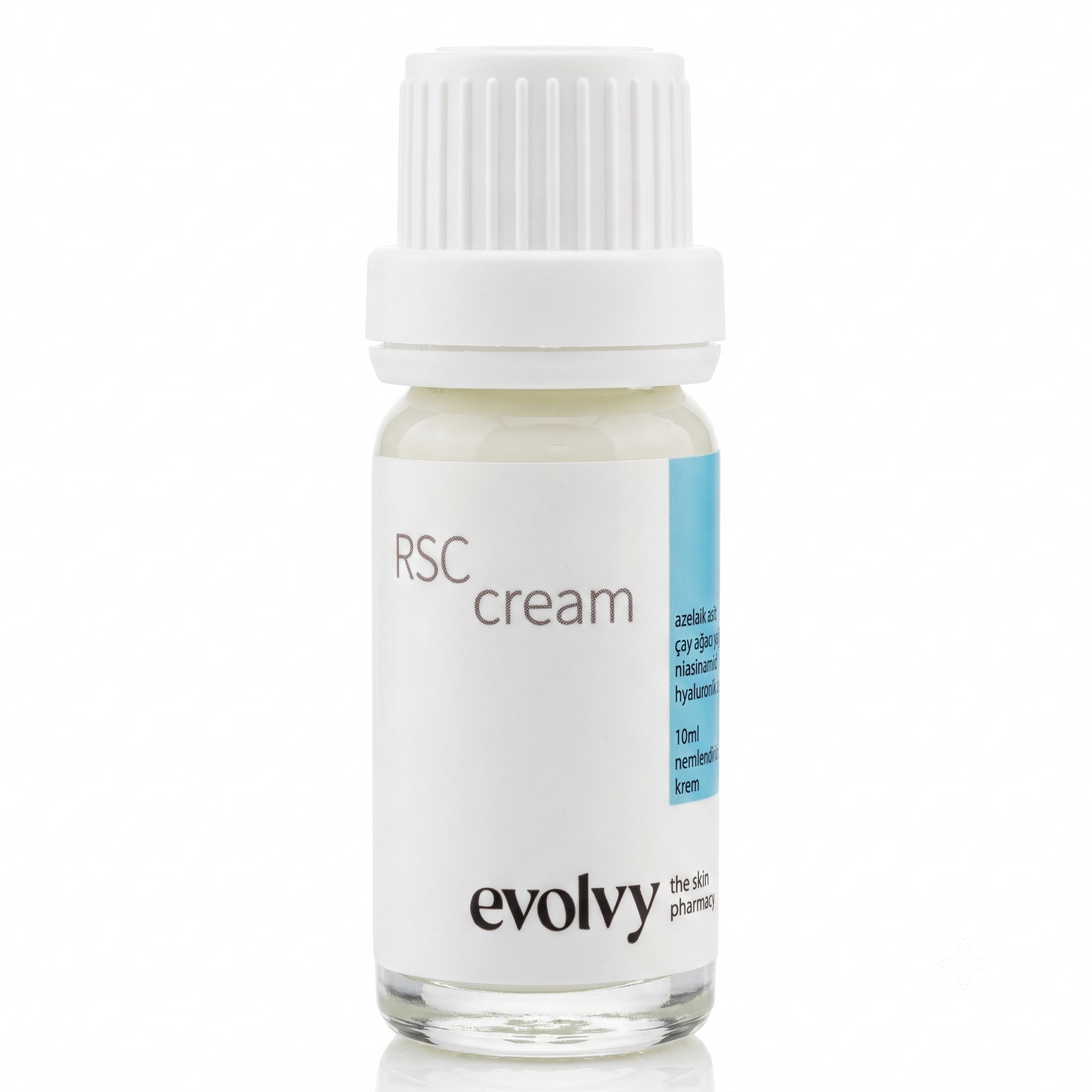 RSC Cream, DENEME BOYU Nemlendirici Krem, Rozalı Cilt Dostu, Azelaik Asit, Çay Ağacı, Niasinamid, Cilt Bariyeri Onarıcı, Sakinleştirici, Doğal ve Vegan