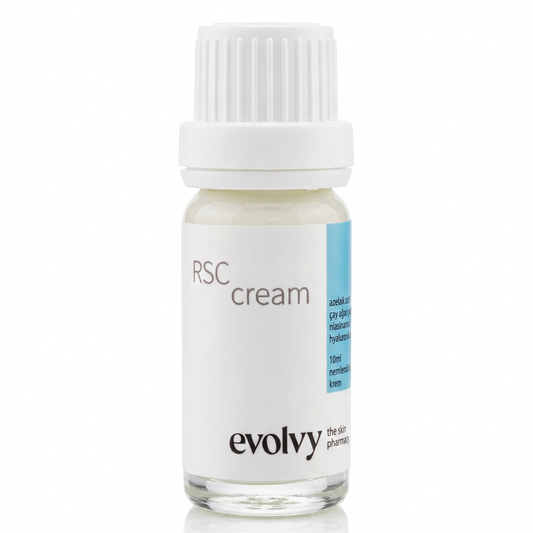 RSC Cream, DENEME BOYU Nemlendirici Krem, Rozalı Cilt Dostu, Azelaik Asit, Çay Ağacı, Niasinamid, Cilt Bariyeri Onarıcı, Sakinleştirici, Doğal ve Vegan