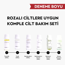 Görseli Galeri görüntüleyiciye yükleyin, Rozalı Ciltlere Uygun Cilt Bakım Seti - DENEME BOYU -
