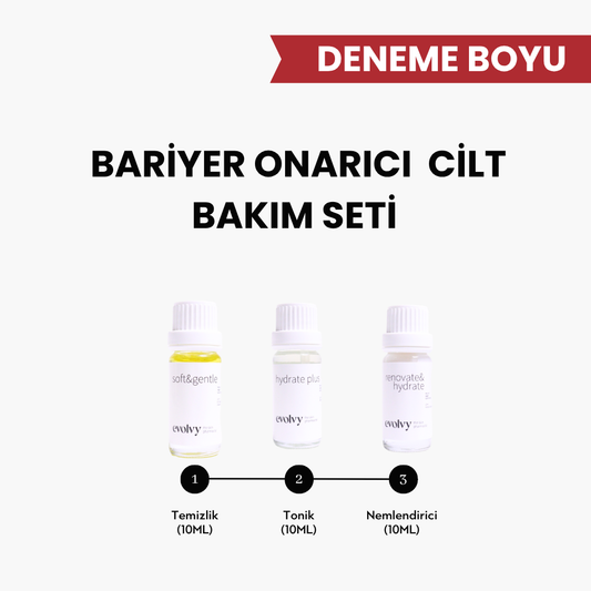 Bütünsel Cilt Bakım Rutini - Deneme Boyu - (10ml+10ml+10ml)