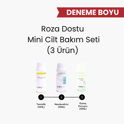 Kızarıklık ve Hassasiyete Karşı Destek -DENEME BOYU- 3'lü Ekonomik Cilt Bakım Seti – Hassas ve Kızaran Ciltler İçin Özel Rutin, Eczacı Formülasyonu, Doğal ve Vegan