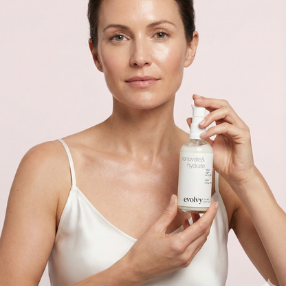 Renovate & Hydrate: Ödüllü Bariyer Güçlendirici Su Bazlı Nemlendirici Krem, Roza Dostu, %100Doğal& Temiz İçerik