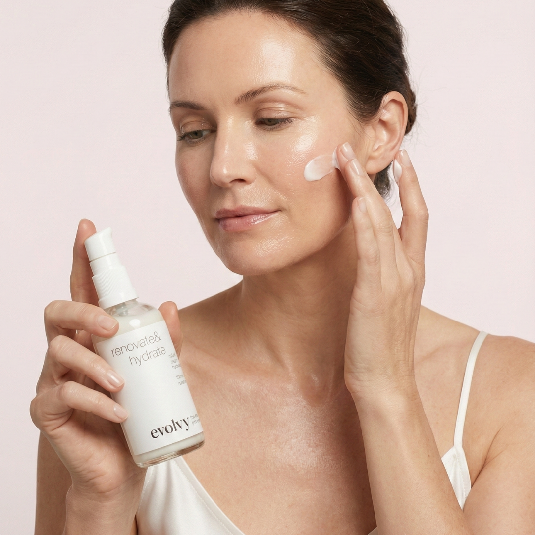 Renovate & Hydrate: Ödüllü Bariyer Güçlendirici Su Bazlı Nemlendirici Krem, Roza Dostu, %100Doğal& Temiz İçerik