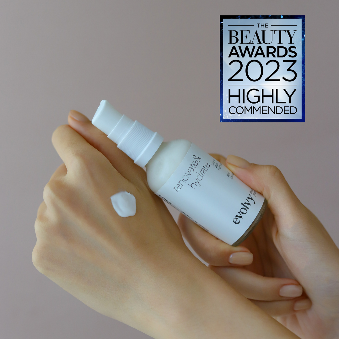 Renovate & Hydrate: Ödüllü Bariyer Güçlendirici Su Bazlı Nemlendirici Krem, Roza Dostu, %100Doğal& Temiz İçerik