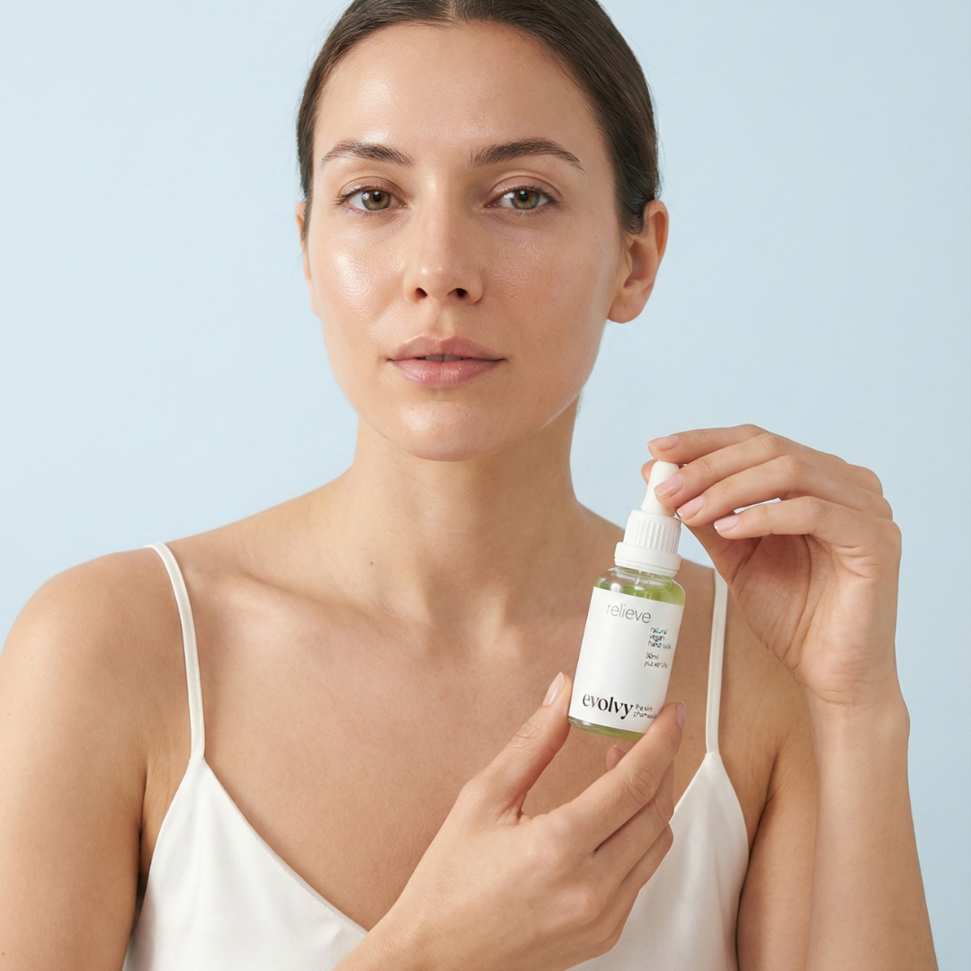 Relieve: Tahriş ve Yanma Hissine Karşı Onarıcı Bakım Yağı, Roza Dostu, %100 Doğal & Temiz İçerik