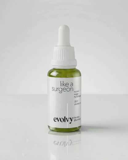 Like a Surgeon Serum – Gece Onarımı için Besleyici Serum, Doğal ve Temiz İçerik