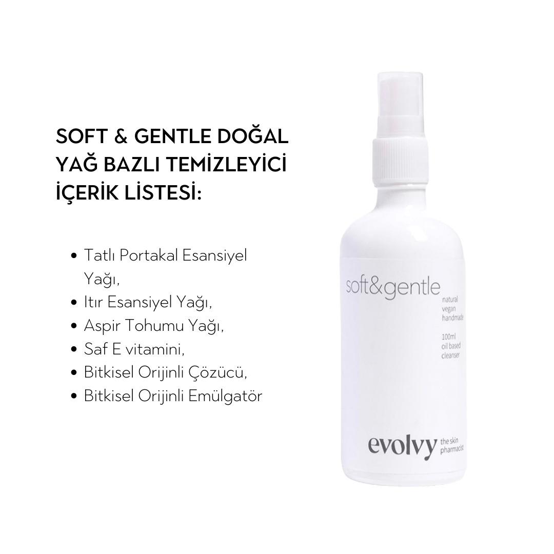 Soft &amp; Gentle Natural Oil Based Cleanser (Orange, Geranium)