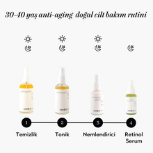 Görseli Galeri görüntüleyiciye yükleyin, Anti-Aging Etkili Doğal Cilt Bakım Seti (30-40 Yaş)
