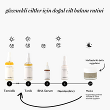 Görseli Galeri görüntüleyiciye yükleyin, Yağlı ve Gözenekli Ciltler için Doğal Cilt Bakım Seti
