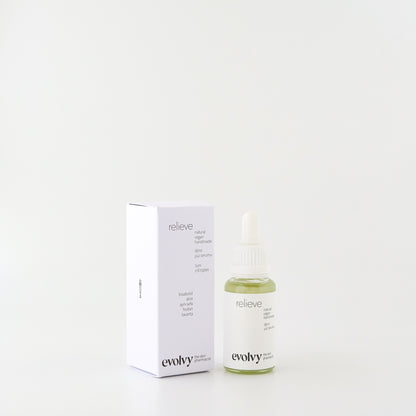 Relieve: Tahriş ve Yanma Hissine Karşı Onarıcı Bakım Yağı, Roza Dostu, %100 Doğal & Temiz İçerik