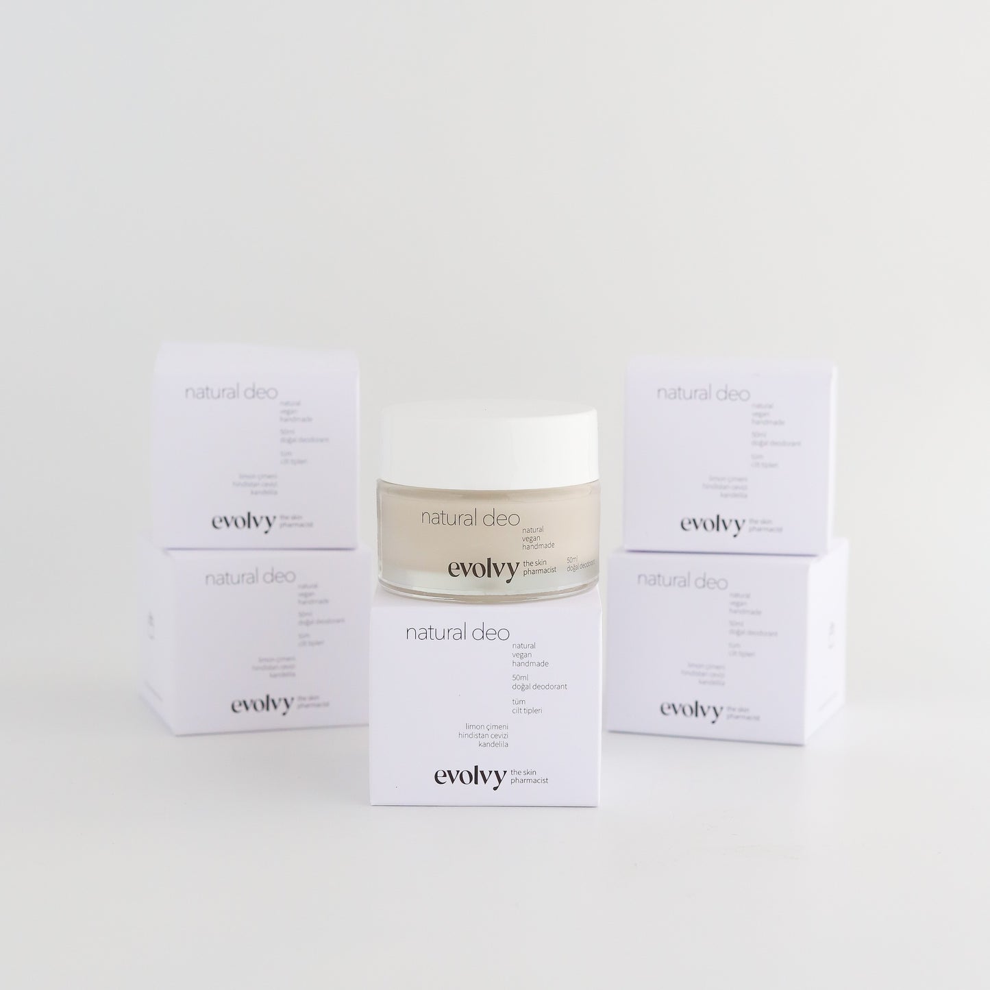 Natural Deo- Natural Cream Deodorant - Lemon Grass 